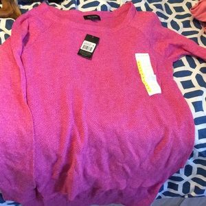 The Limited Fluorescent Pink Sweater